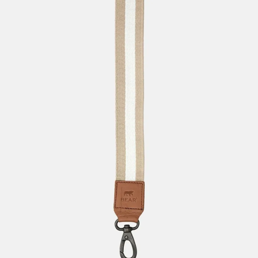 Schouderbanden^Bear Design losse schouderband white beige