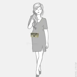 Clutches^Bear Design Pascalle clutch champagne