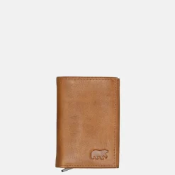 Pasjeshouders | Heren Portemonnees^Bear Design pasjeshouder cognac