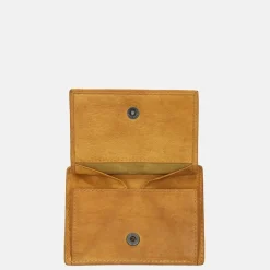 Pasjeshouders | Heren Portemonnees^Bear Design pasjeshouder oker