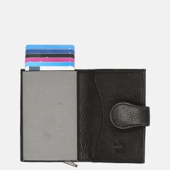 Pasjeshouders | Heren Portemonnees^Bear Design pasjeshouder zwart