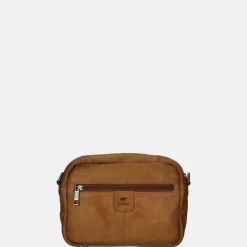 Crossbody Tassen^Bear Design Peggy crossbody tas cognac