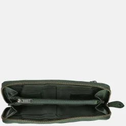 Dames Portemonnees^Bear Design portemonnee green