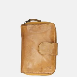 Dames Portemonnees^Bear Design portemonnee oker