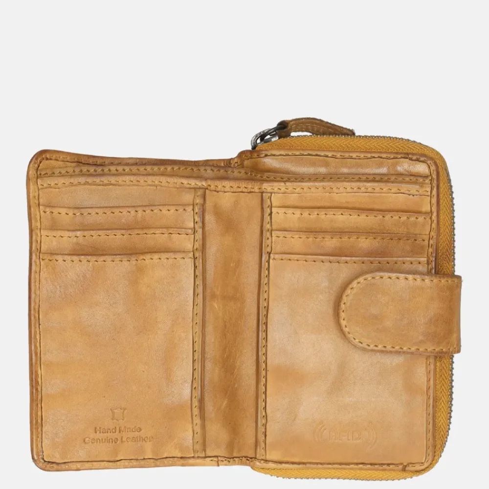 Dames Portemonnees^Bear Design portemonnee oker
