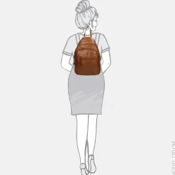 Vrijetijd Rugzakken^Bear Design rugzak cognac