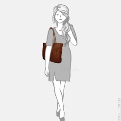 Dames Laptoptassen^Bear Design Samantha laptoptas 15 inch cognac