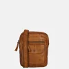 Schoudertassen^Bear Design Sasha schoudertas cognac