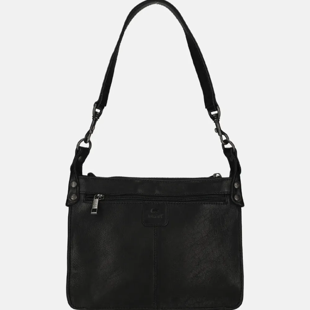Schoudertassen^Bear Design schoudertas black