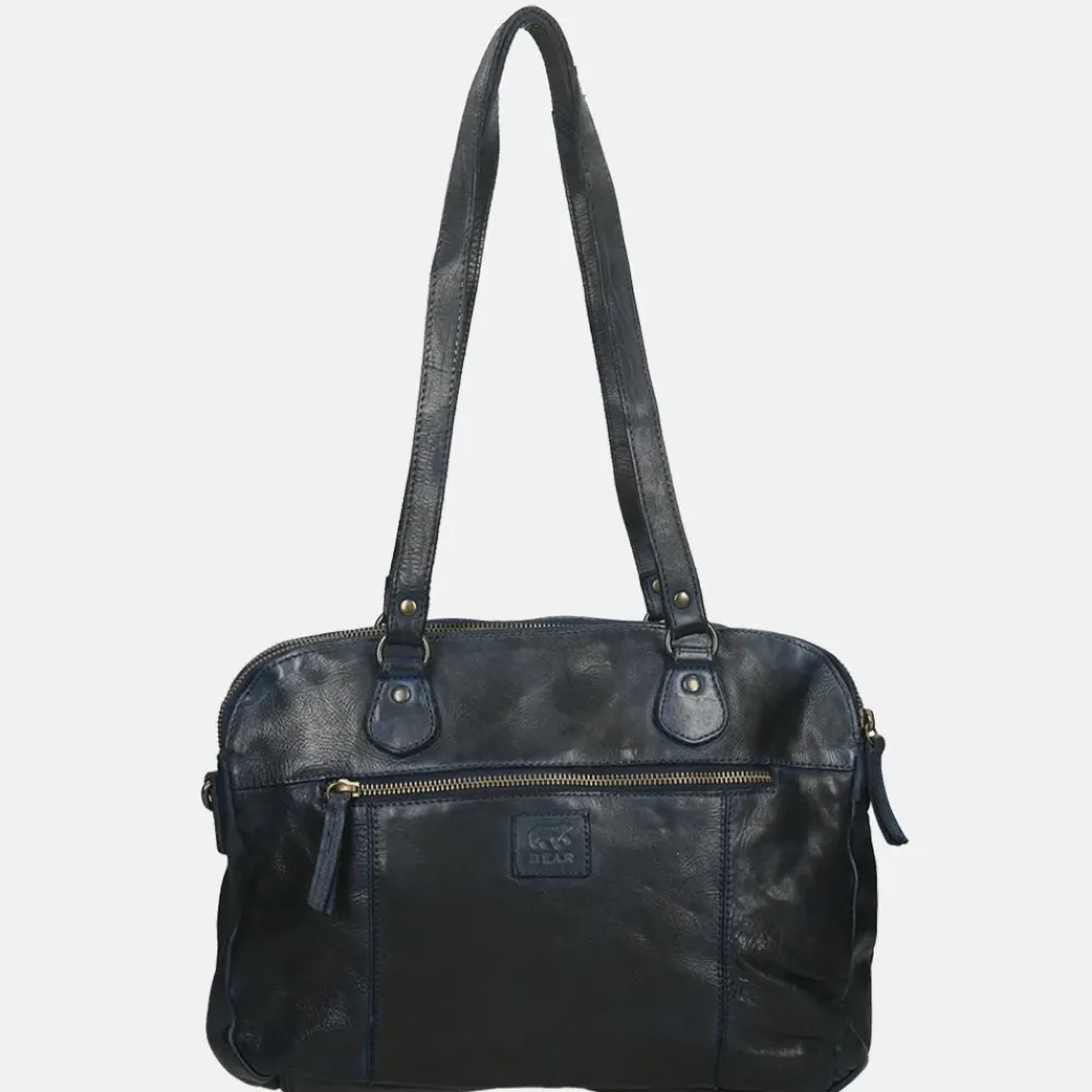 Schoudertassen^Bear Design schoudertas blauw