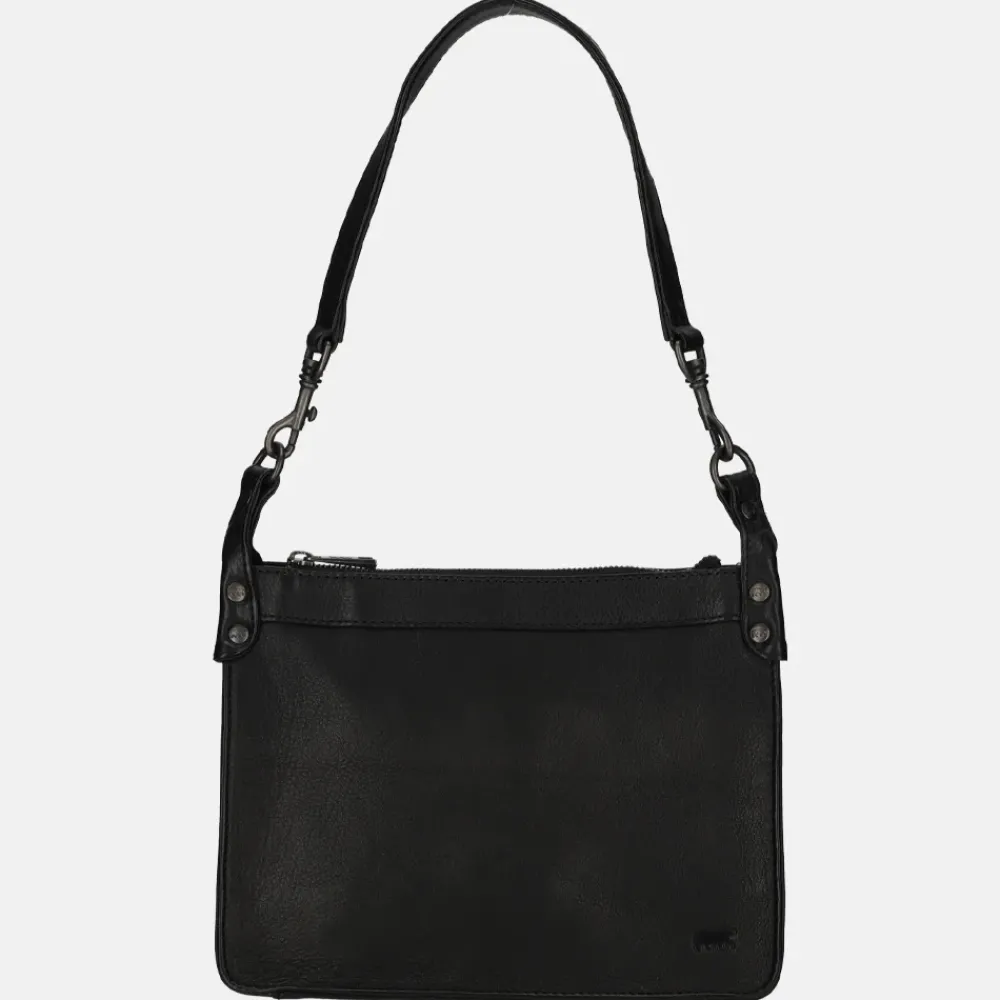 Schoudertassen^Bear Design schoudertas black