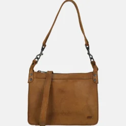 Schoudertassen^Bear Design schoudertas cognac