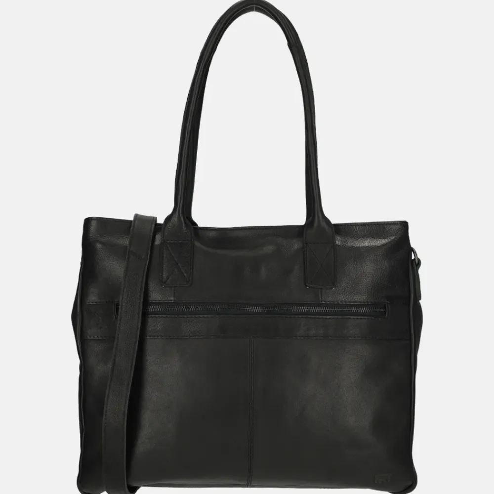 Dames Laptoptassen^Bear Design shopper 15 inch zwart