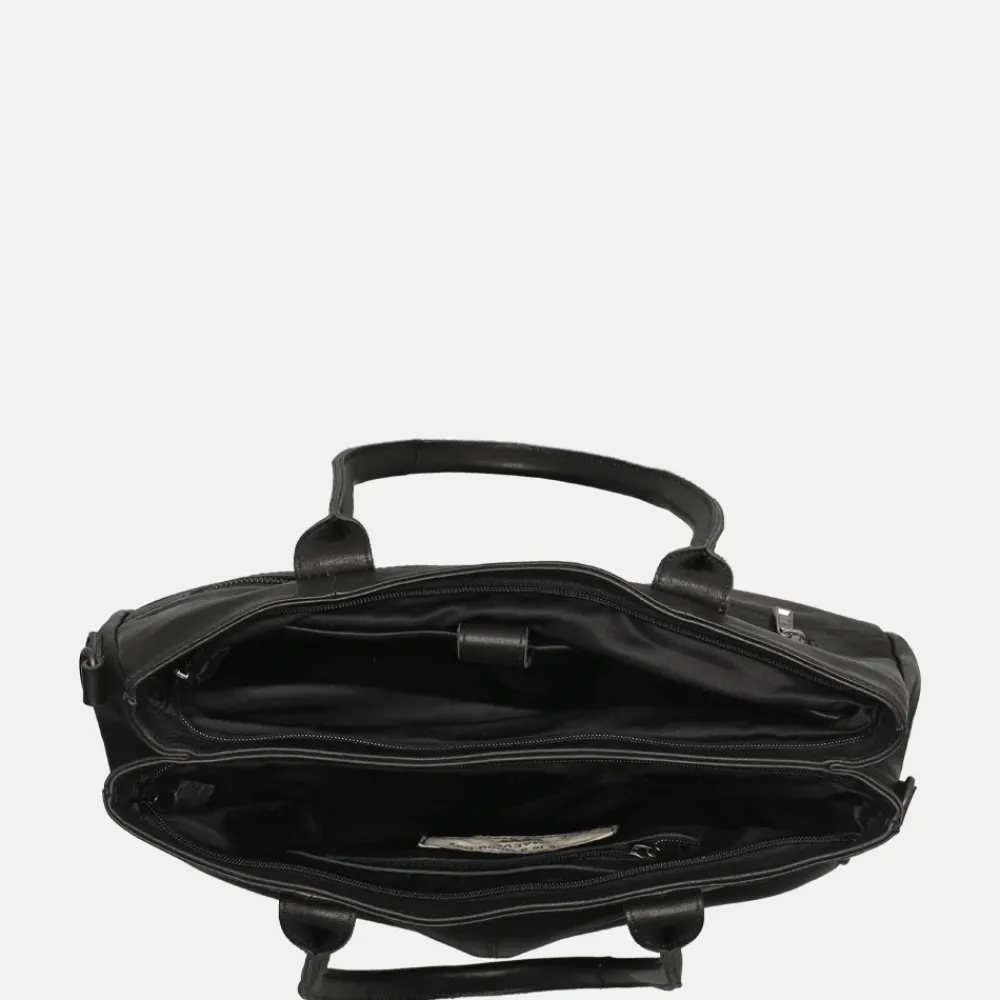 Dames Laptoptassen^Bear Design shopper 15 inch zwart