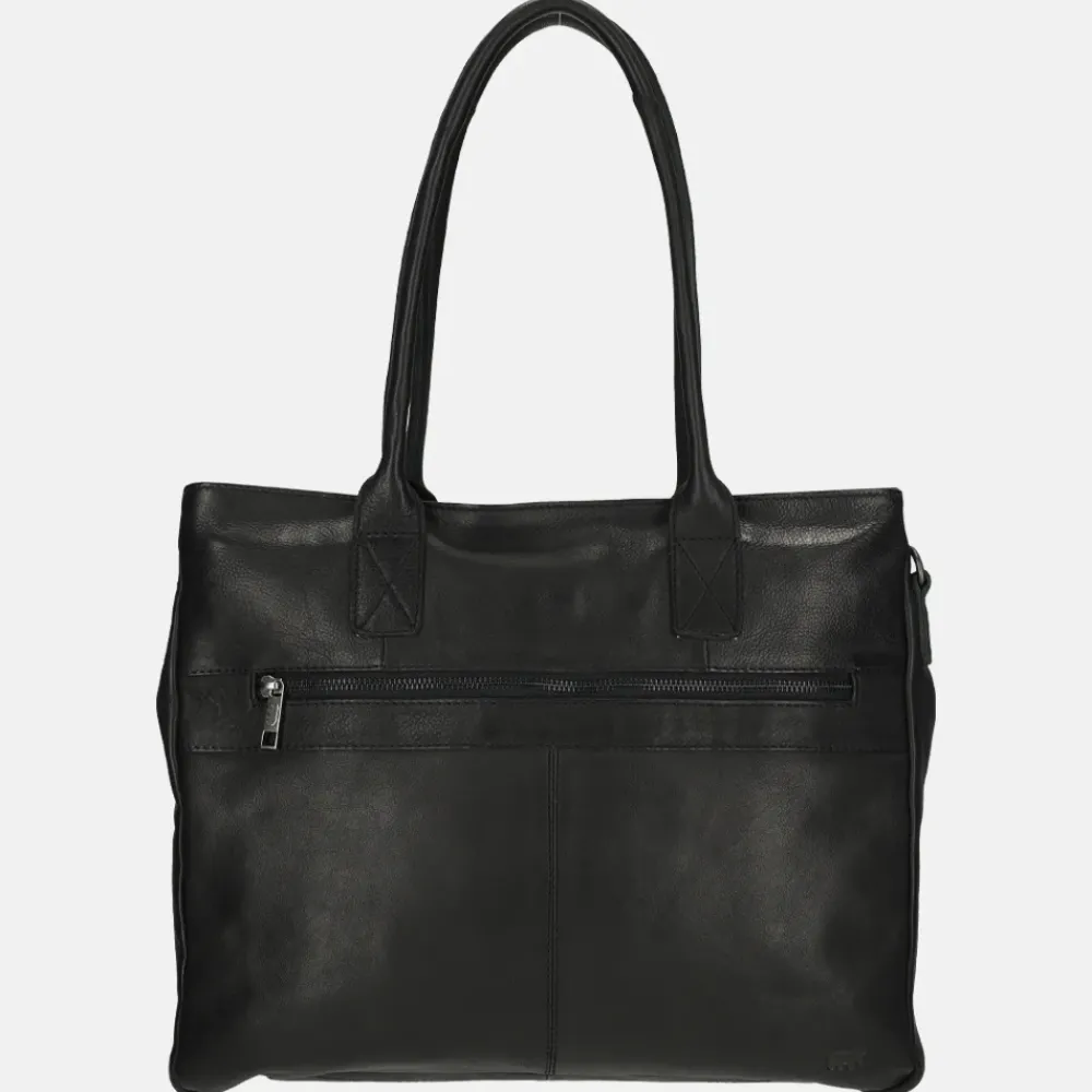 Dames Laptoptassen^Bear Design shopper 15 inch zwart
