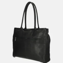 Dames Laptoptassen^Bear Design shopper 15 inch zwart