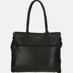 Dames Laptoptassen^Bear Design shopper 15 inch zwart