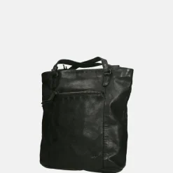 Shoppers^Bear Design shopper/rugzak zwart