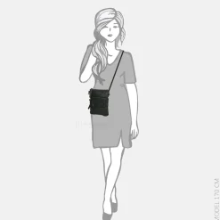Telefoontasjes | Crossbody Tassen^Bear Design telefoontas black
