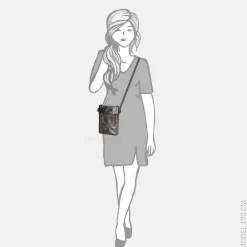 Telefoontasjes | Crossbody Tassen^Bear Design telefoontas gun metal