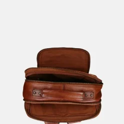 School Rugzakken | School Rugzakken^Bear Design Ties rugzak 17 inch cognac