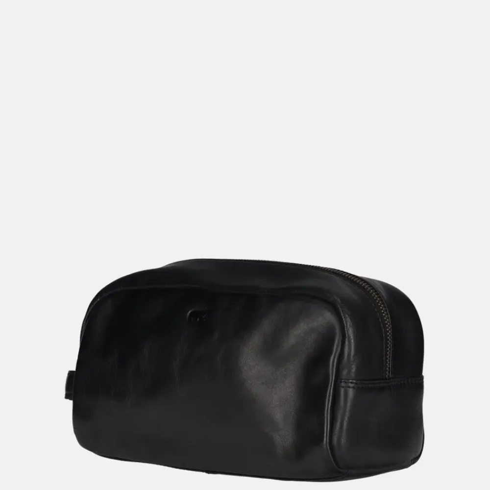 Toilettassen^Bear Design toilettas black