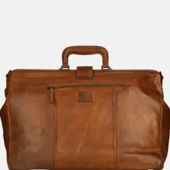 Handbagage Tassen | Weekendtassen^Bear Design weekendtas cognac