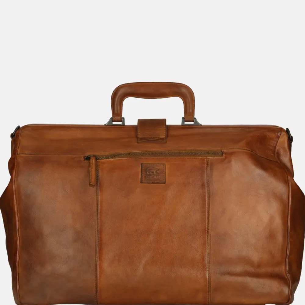 Handbagage Tassen | Weekendtassen^Bear Design weekendtas cognac