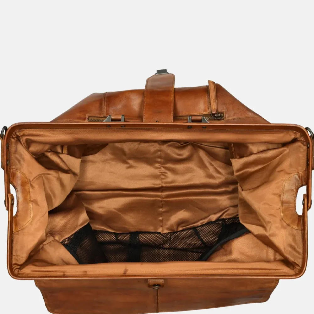 Handbagage Tassen | Weekendtassen^Bear Design weekendtas cognac