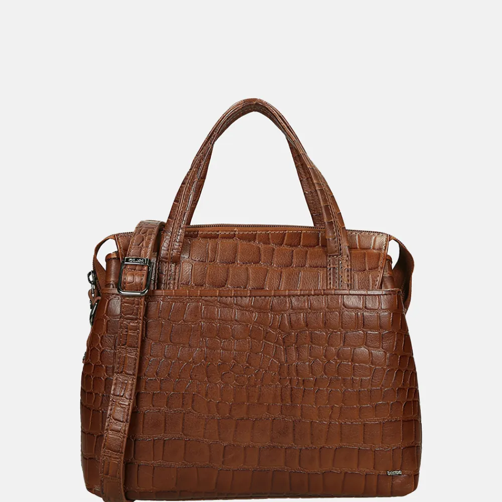 Handtassen^Berba Laguna handtas M croco cognac