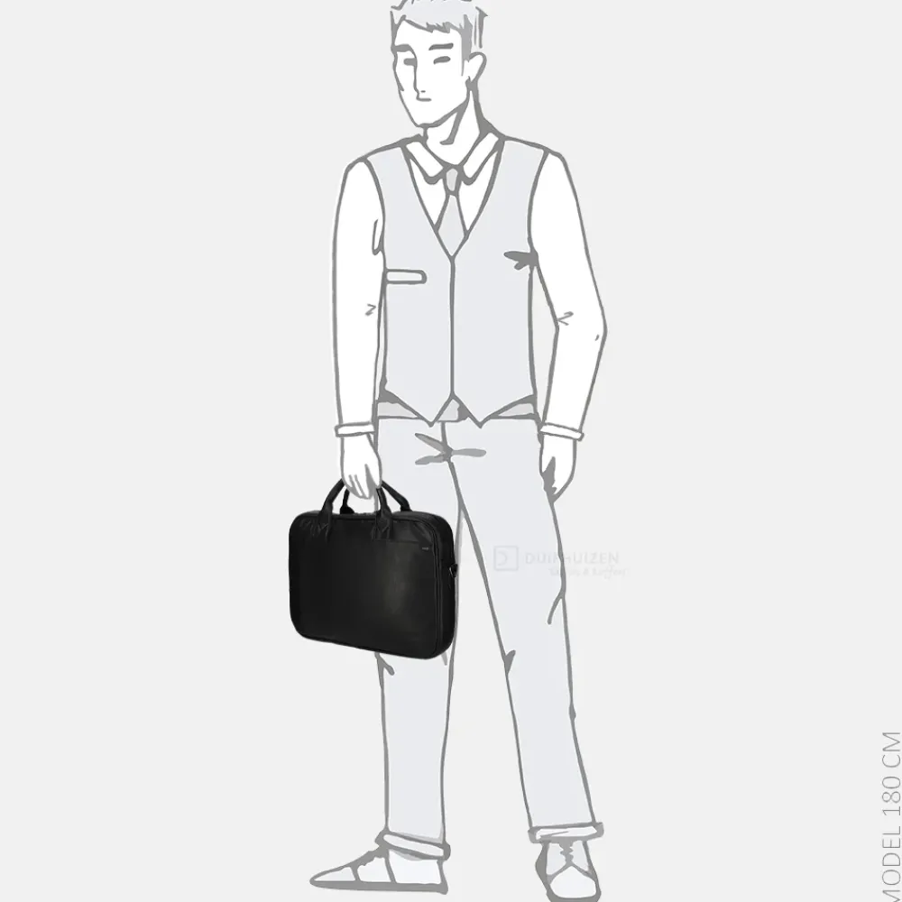 Heren Laptoptassen^Berba laptoptas 15 inch black