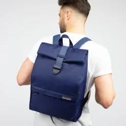 School Rugzakken | School Rugzakken^Bold Banana Roll-top rugzak 15.6 inch nautic navy