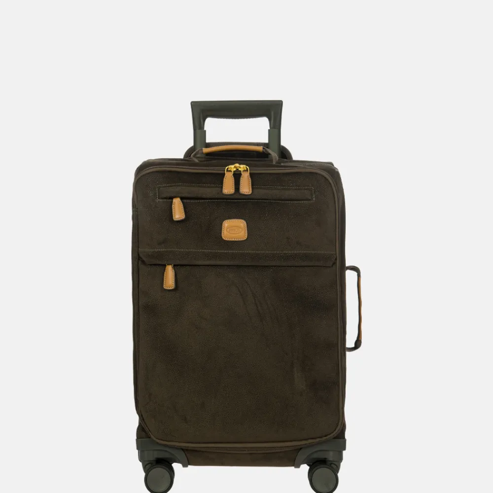 Handbagage Koffers^Bric's Life handbagage koffer 55 cm olive