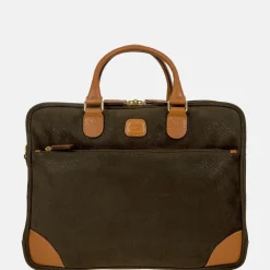 Heren Laptoptassen | Dames Laptoptassen^Bric's Life laptoptas olive 13 inch