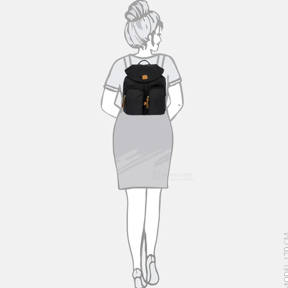 Fashion Rugzakken | Vrijetijd Rugzakken^Bric's Piccolo City rugzak nero