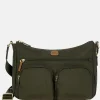 Schoudertassen^Bric's schoudertas olive