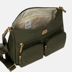 Schoudertassen^Bric's schoudertas olive