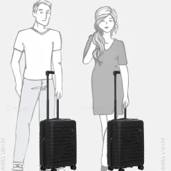Handbagage Koffers^Bric's Ulisse Expandable handbagage koffer 55 cm black