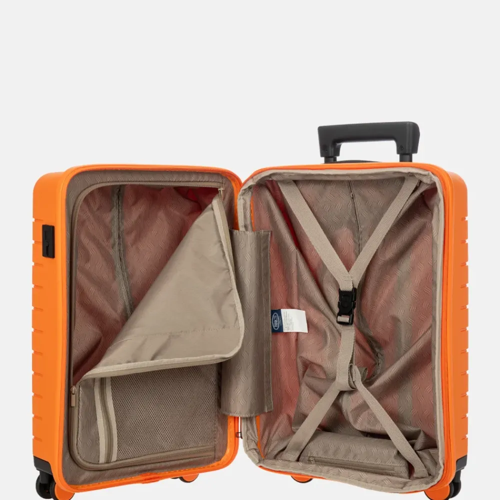 Handbagage Koffers^Bric's Ulisse Expandable handbagage koffer 55 cm orange