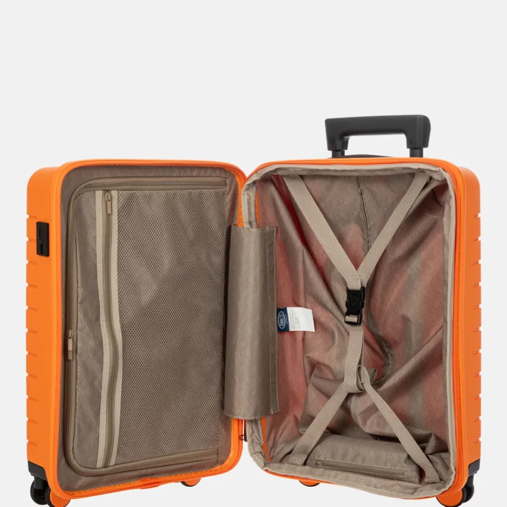 Handbagage Koffers^Bric's Ulisse Expandable handbagage koffer 55 cm orange