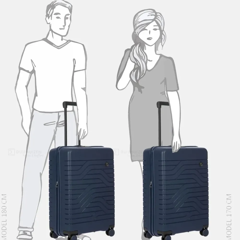 Reiskoffers^Bric's Brics Ulisse Expandable koffer 71 cm ocean blue