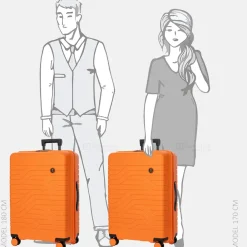 Reiskoffers^Bric's Ulisse Expandable reiskoffer 71 cm orange