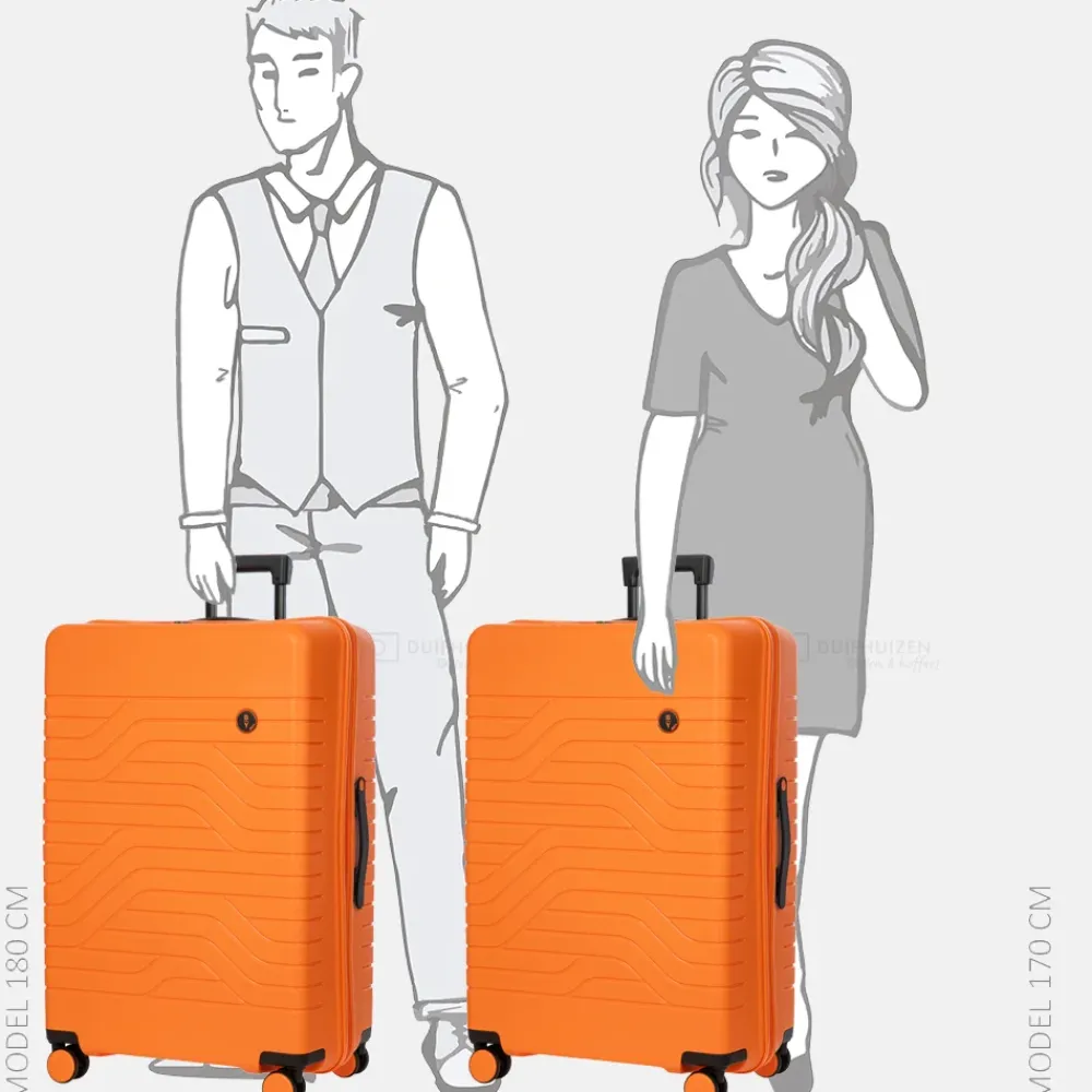 Reiskoffers^Bric's Ulisse Expandable reiskoffer 79 cm orange