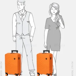 Handbagage Koffers^Bric's Ulisse handbagage koffer 55 cm orange