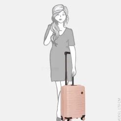 Handbagage Koffers^Bric's Ulisse handbagage koffer 55 cm pearl pink