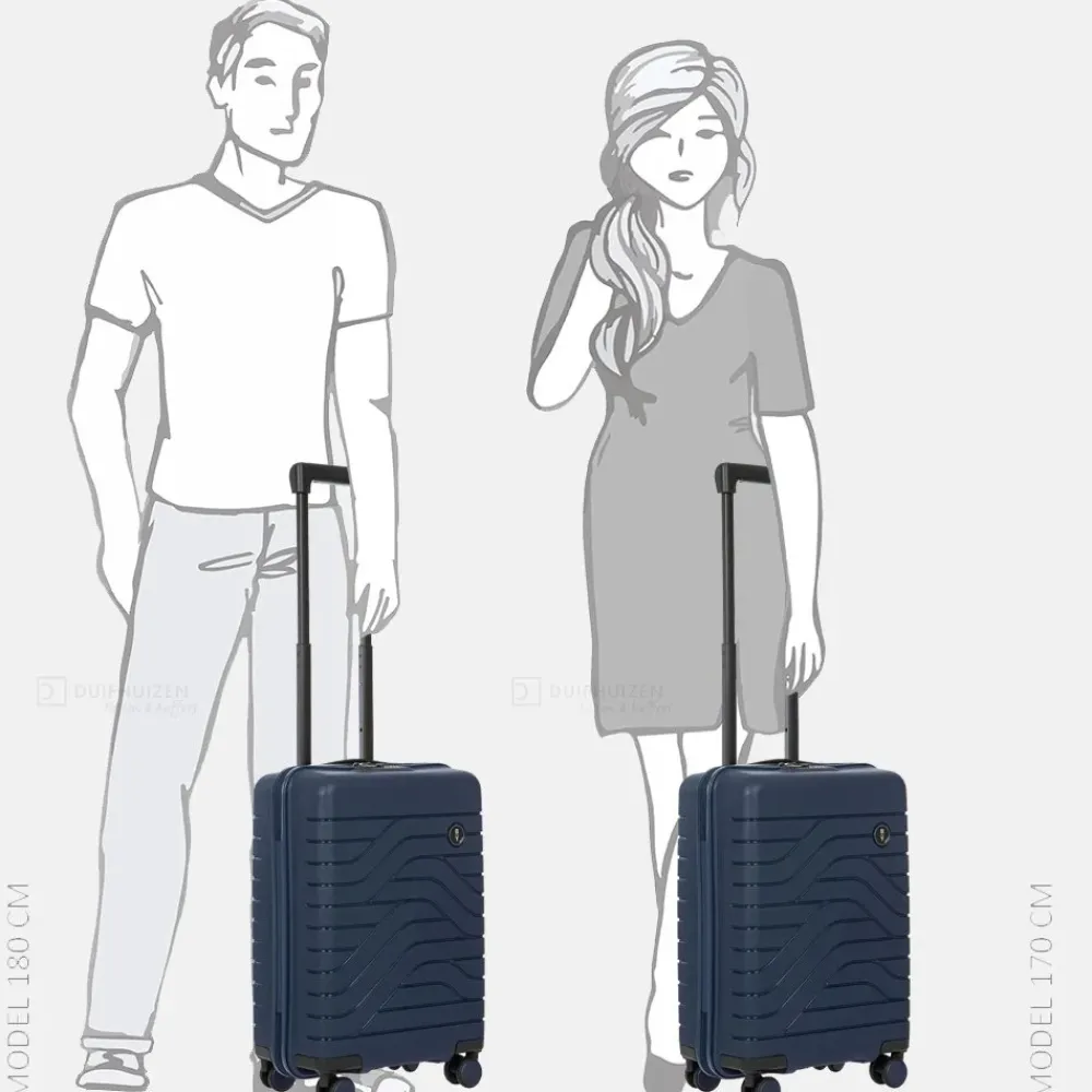 Handbagage Koffers^Bric's Ulisse handbagage koffer 55 cm ocean blue