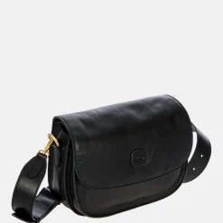 Schoudertassen^Bric's Volterra crossbody tas nero