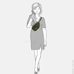 Heuptasjes^Bric's X-Bag Urban heuptas oliva