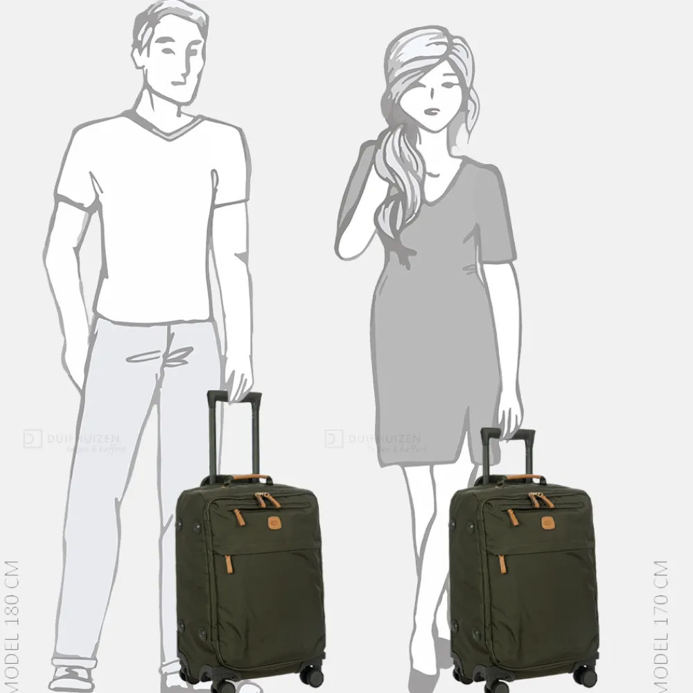 Handbagage Koffers^Bric's X-Travel handbagage koffer 55 cm olive