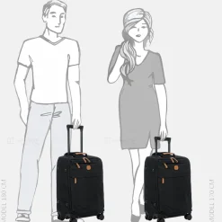 Handbagage Koffers^Bric's X-Travel handbagage koffer 55 cm nero